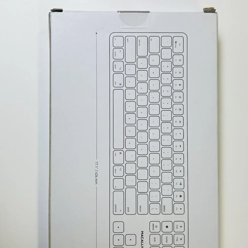 Aluminum USB Wired Keyboard w/Numeric Keypad for Apple Mac iMac Macbook. NIB.